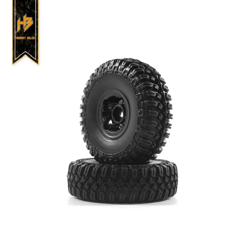 HBP #240082-CR-18 1.0 T-FINDER A-T Tire set ( Black Wheel ）