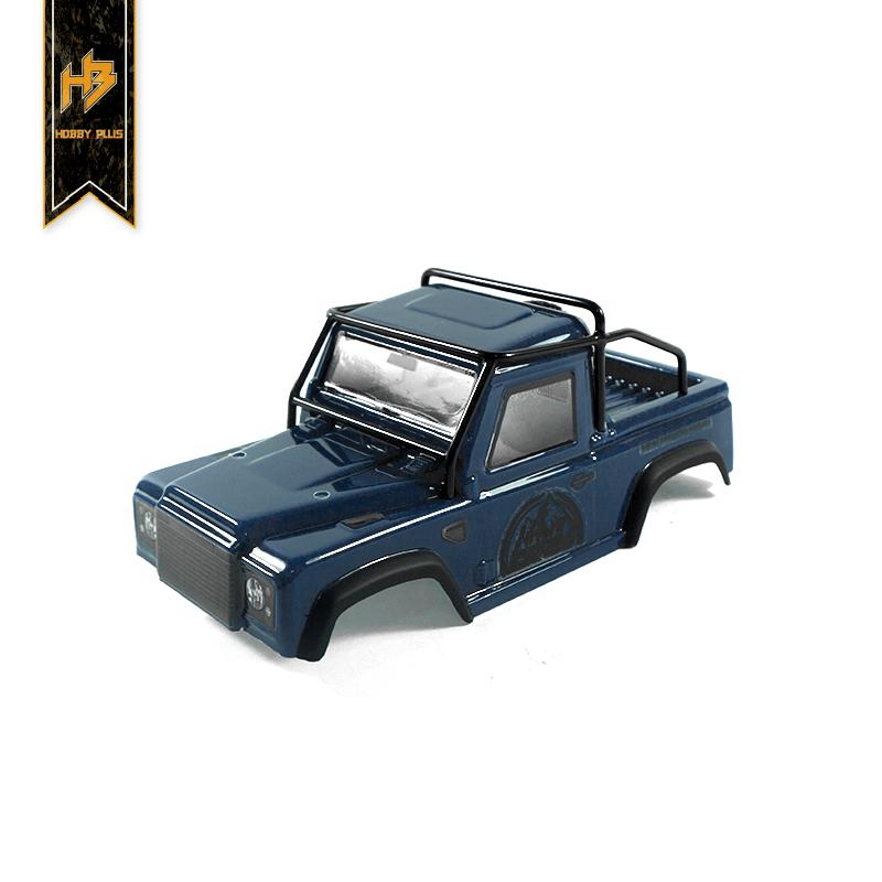 HBP #240135-Defender Truck Cab Lexan Body + Roll Cage（Blue）