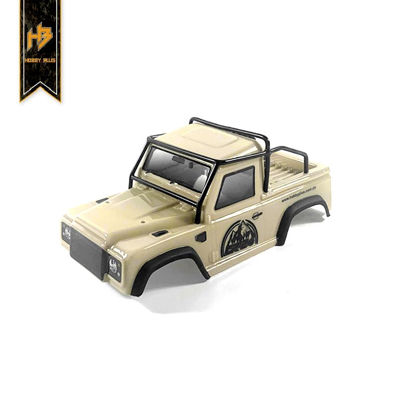 HBP #240135-Defender Truck Cab Lexan Body + Roll Cage（Mustard）