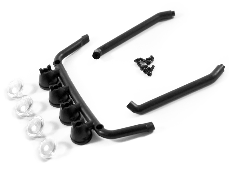 HBP# 240161 &nbsp;&nbsp;CONVOY Roll Cage With Light Mount Set(Chrome)