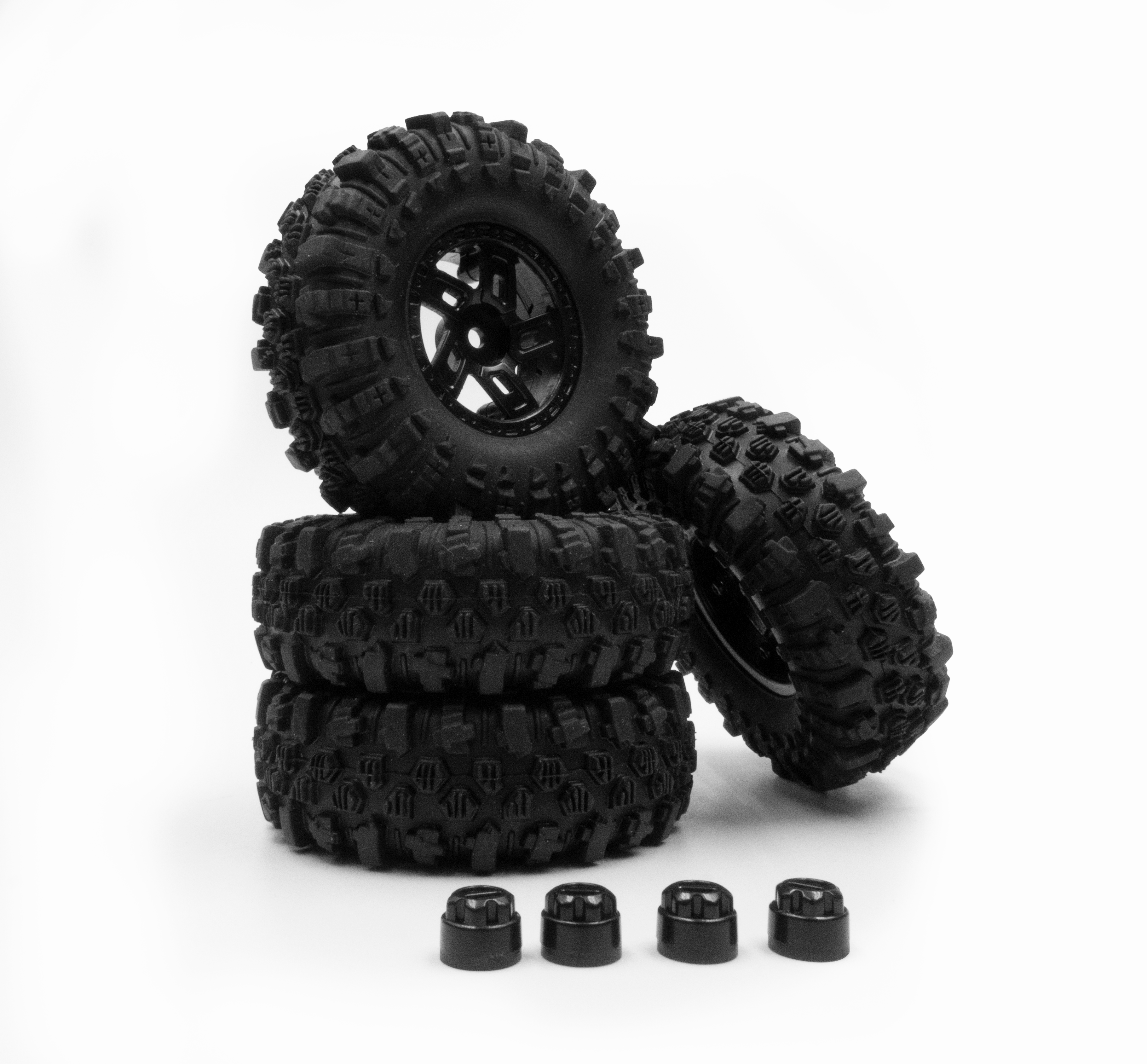 HBP #240370 1.2inch Mudder-XL Tire Set ( 68mm )