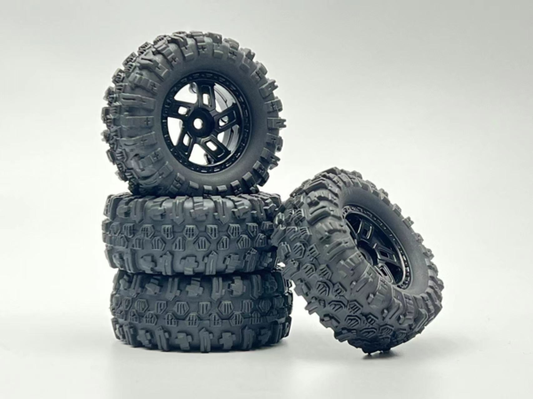 HBP# 240396 &nbsp;1.2inch Mudder Tire Set ( 60mm ) Comp Compound